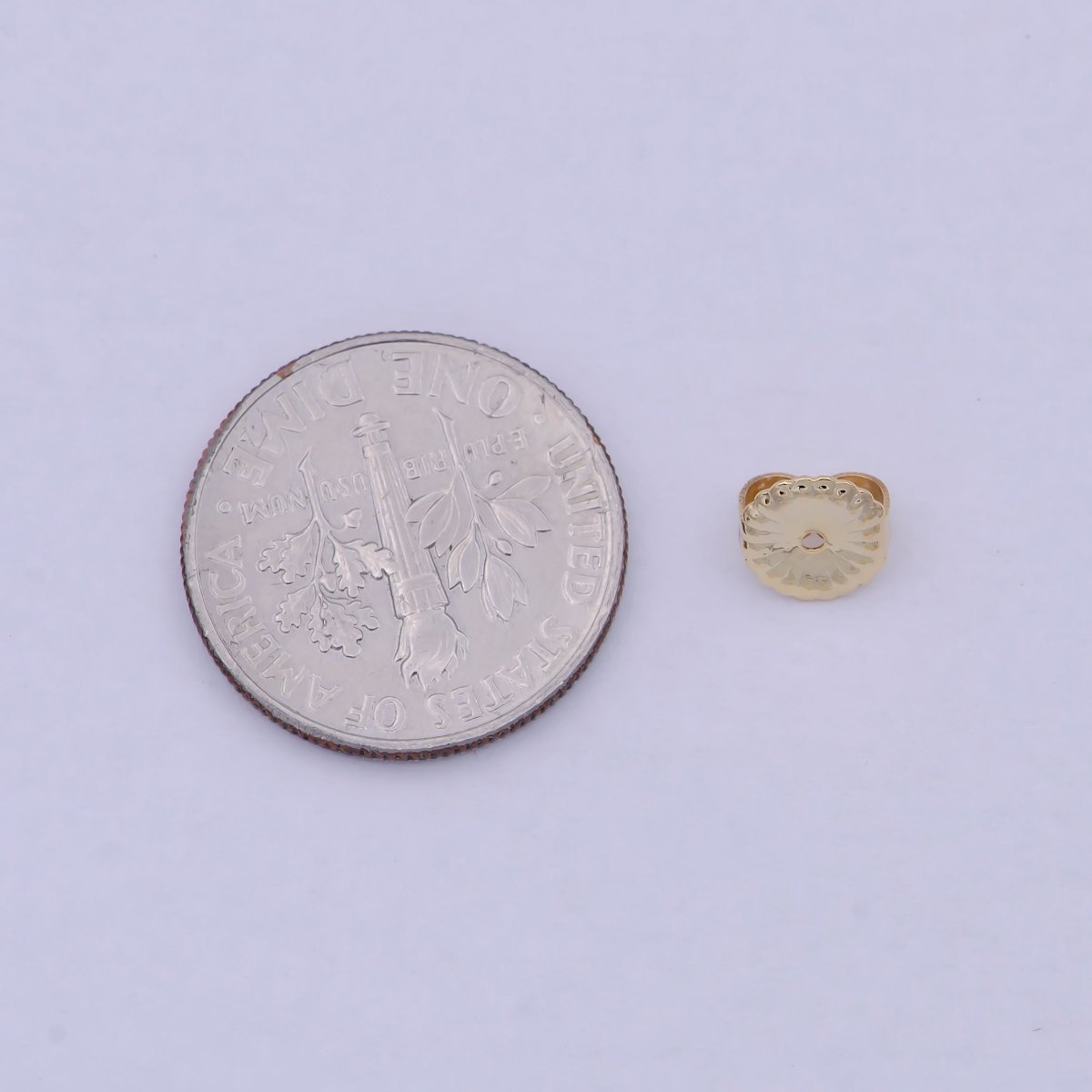 Gold Earring Backs for Stud Earring ,Adjustable Hypoallergenic Earring Backs For Jewelry Making Supply K-799 - DLUXCA