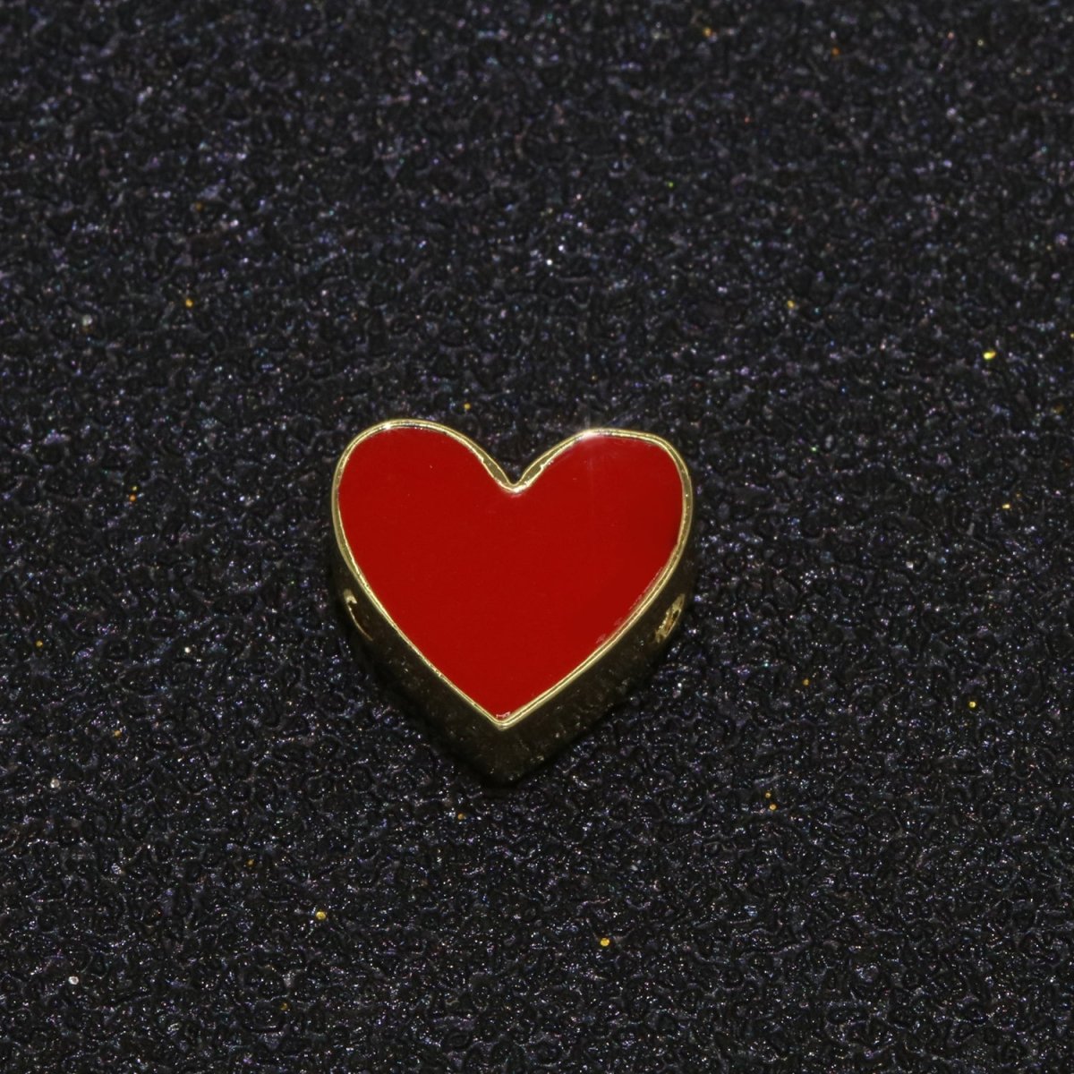 Gold Enamel Spacer Beads, Symbol Beads, Ampersand Beads Heart Star Pink Red Enamel Beads for Bracelet Necklace Component 8mm,10mm B-516 to B-521