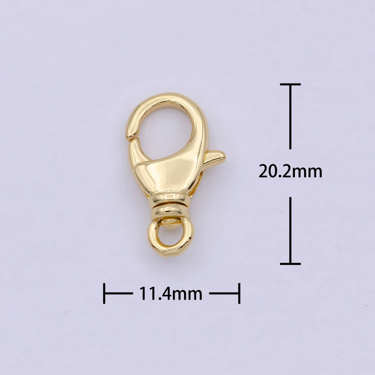 Gold Fill Clasps 20.7*11.2mm 14K Gold Fill Lobsters Closures Hooks K-026 - DLUXCA