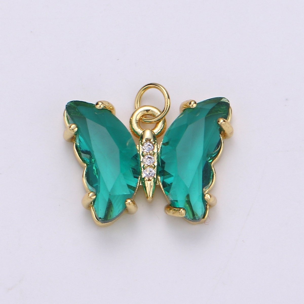 Gold Filled Acrylic Butterfly Charm E-023 E-025 E-326 - E-330