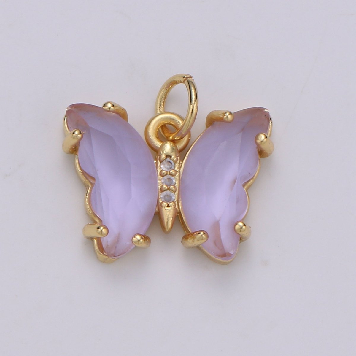 Gold Filled Acrylic Butterfly Charm E-023 E-025 E-326 - E-330