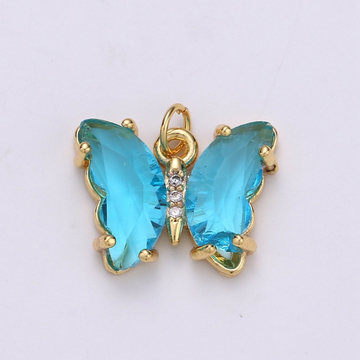 Gold Filled Acrylic Butterfly Charm E-023 E-025 E-326 - E-330