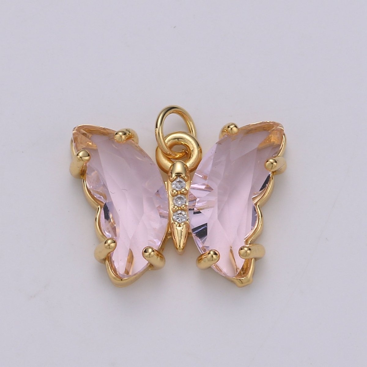 Gold Filled Acrylic Butterfly Charm E-023 E-025 E-326 - E-330