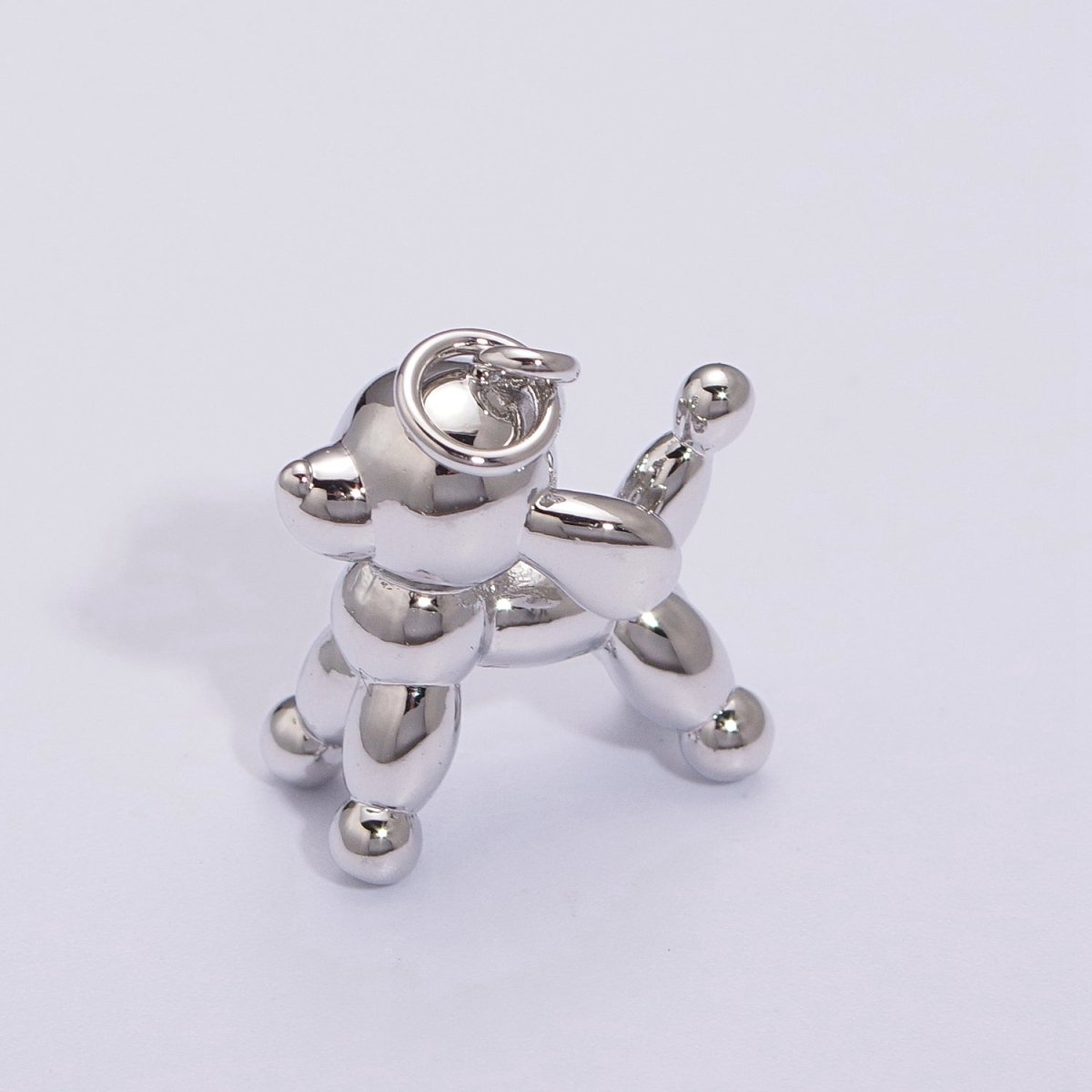 Gold Filled Balloon Dog Charm, 3D Balloon Dog, Animal Balloon Charm, Balloon Animal, Gift for Dog Lover, Funny Charm for Kids, Party Dog M-898 M-899