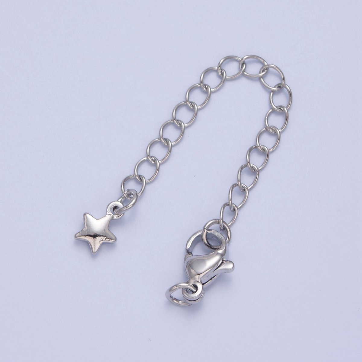 Gold Filled Chain Extender Celestial Star Lobster Clasps Closure Set Supply in Gold & Silver  L-743 L-776