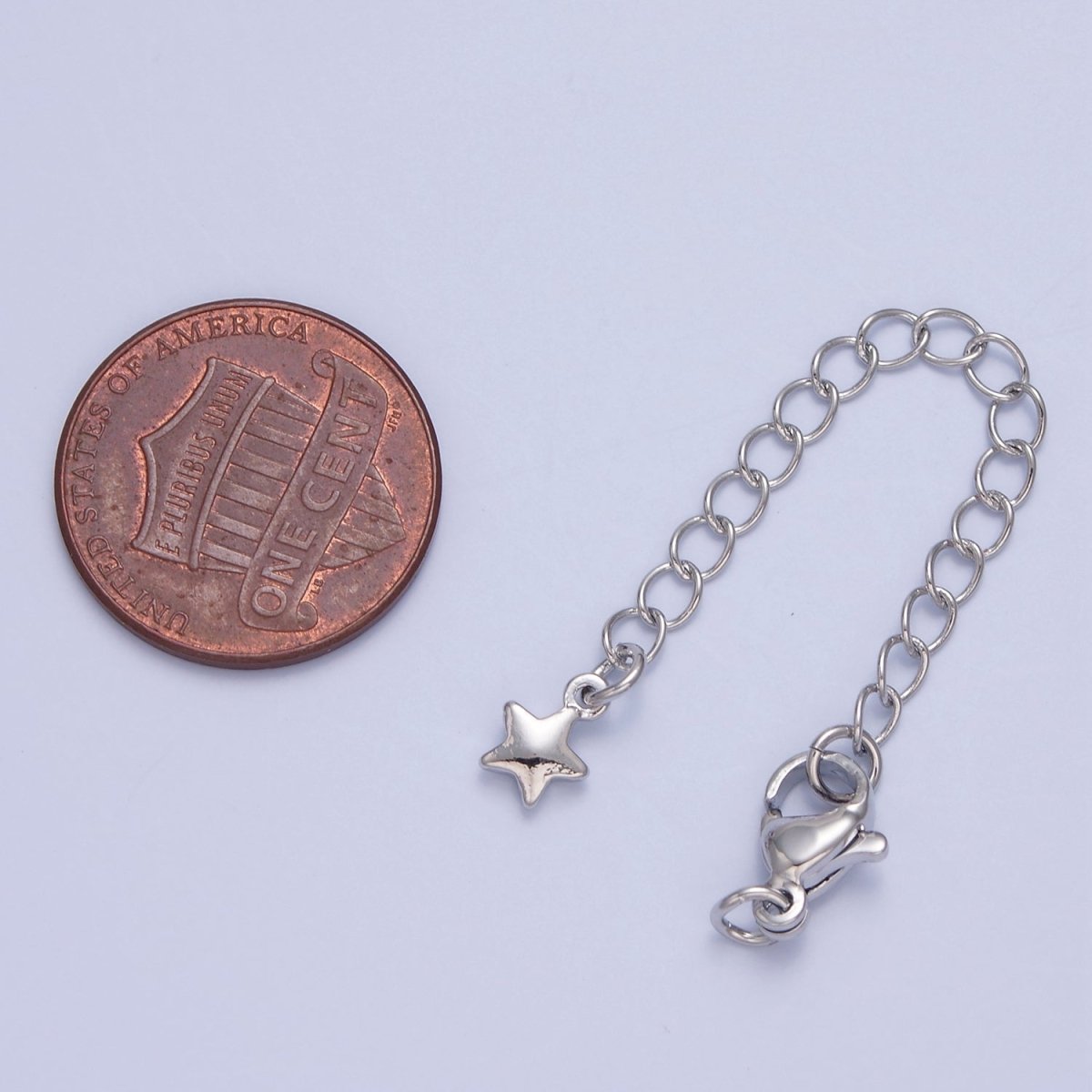 Gold Filled Chain Extender Celestial Star Lobster Clasps Closure Set Supply in Gold & Silver  L-743 L-776