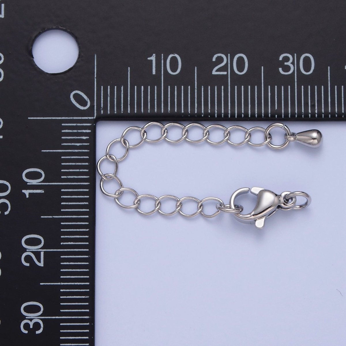 Gold & Silver 2 Inch Chain Extender Lobster Claw Clasps Chain Extender Findings | L676 L774