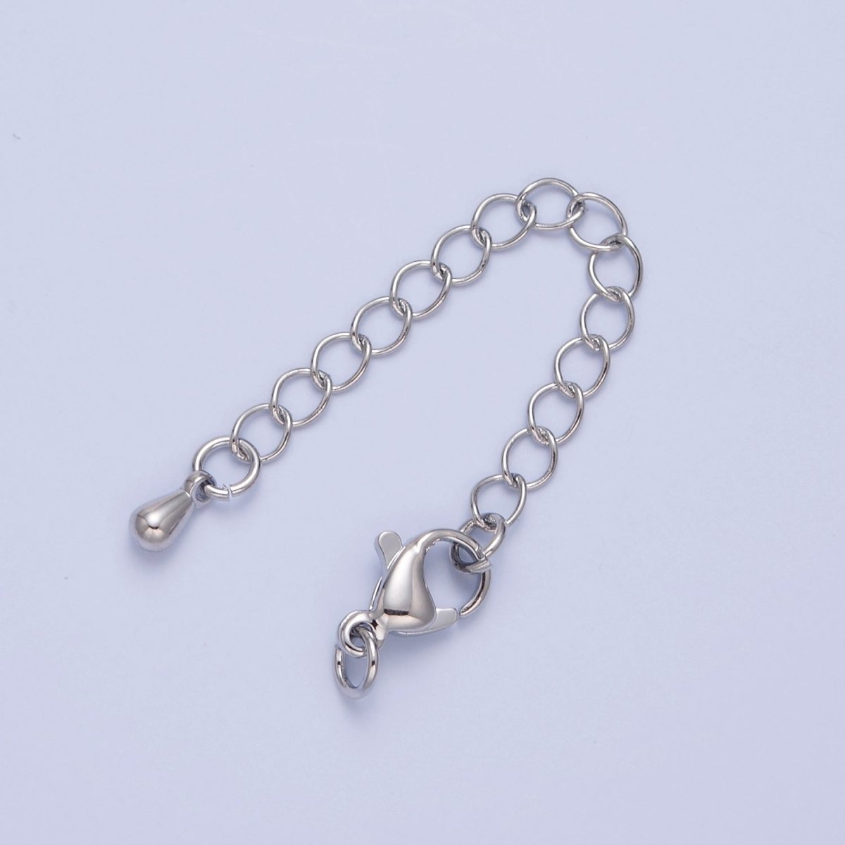 Gold & Silver 2 Inch Chain Extender Lobster Claw Clasps Chain Extender Findings | L676 L774