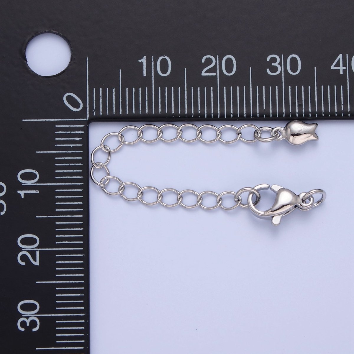 Gold Filled Chain Extender Tulip Flower Lobster Clasps Closure Set Supply in Gold & Silver  L-741 L-778