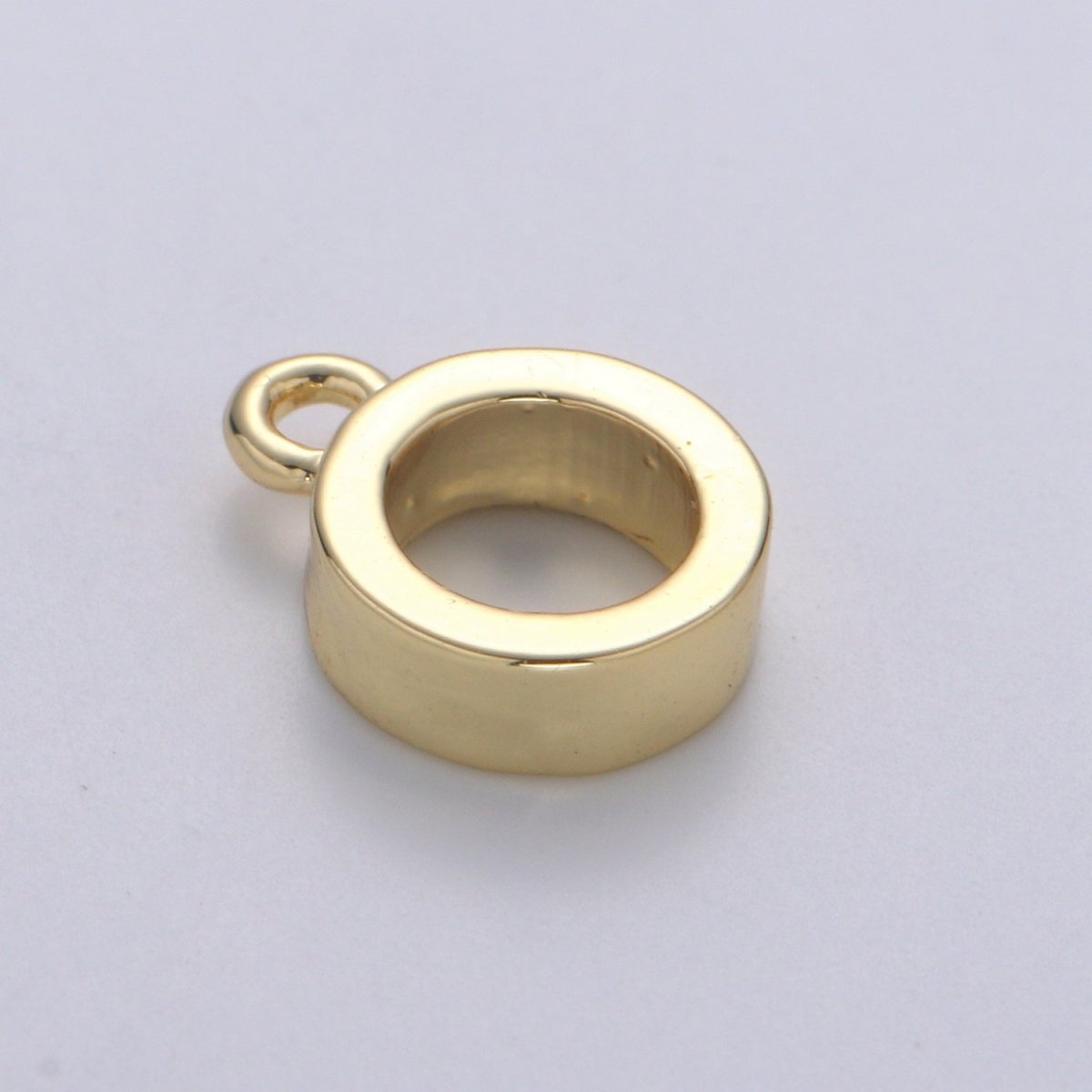 Gold Filled Circle Ring Charm  L-295~L-298