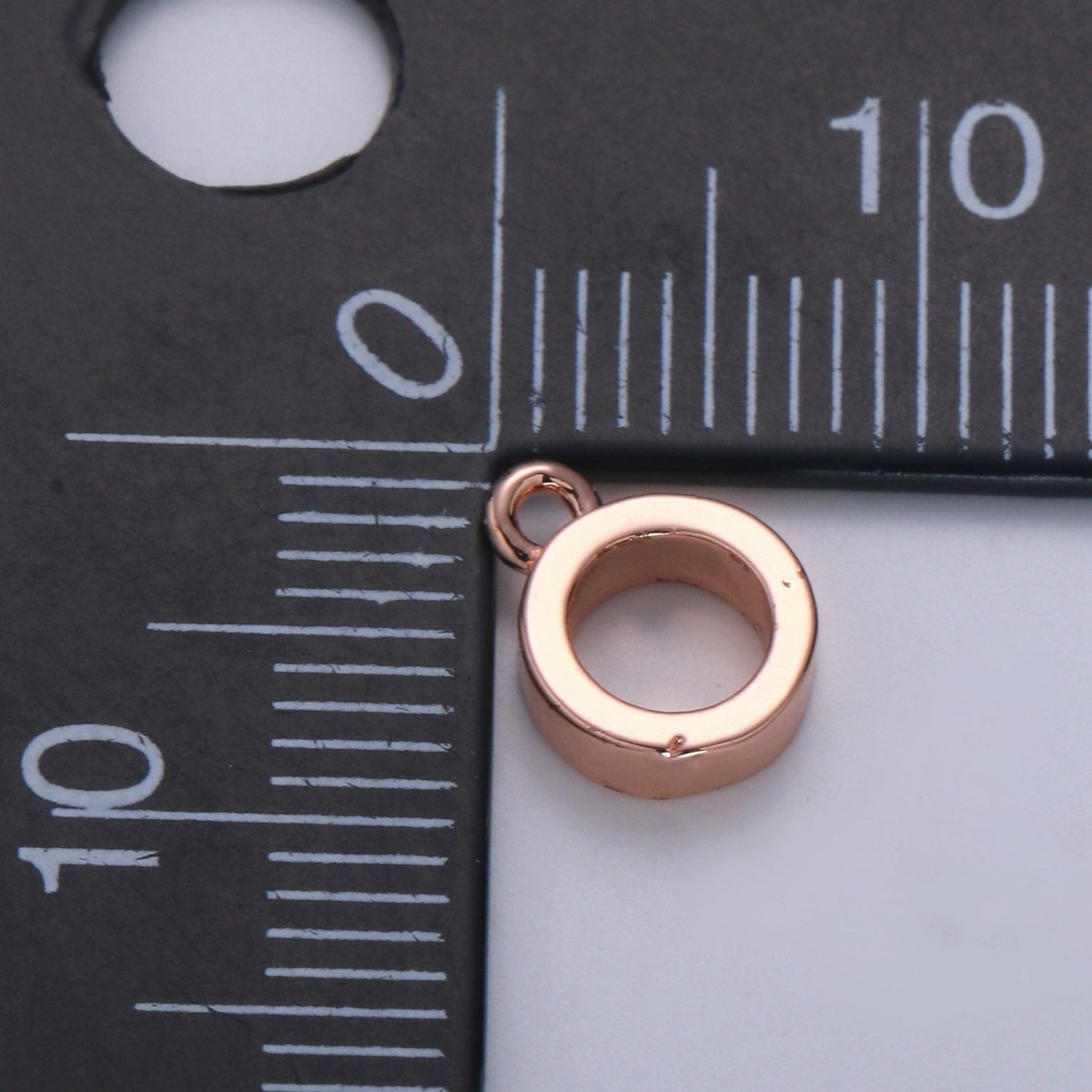 Gold Filled Circle Ring Charm  L-295~L-298