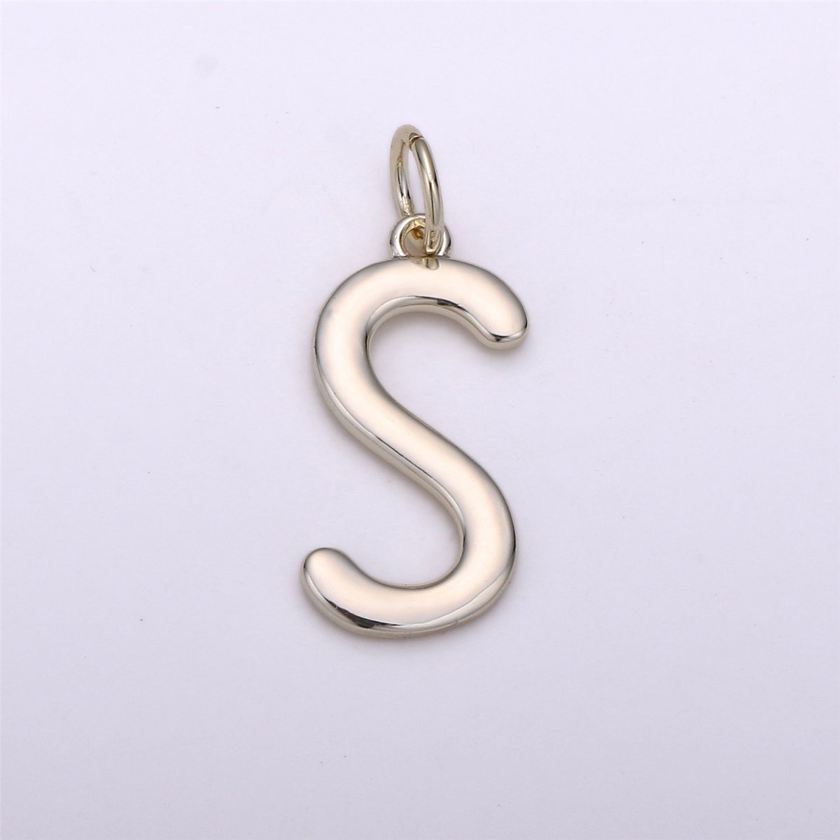 Gold Filled Coin Initial Pendant, Initial Pendant Gold Initial Charm Alphabet Charm Coin Charm Jewelry Making