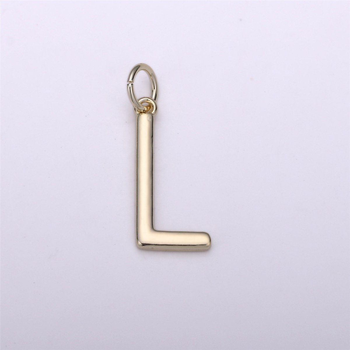 Gold Filled Coin Initial Pendant, Initial Pendant Gold Initial Charm Alphabet Charm Coin Charm Jewelry Making