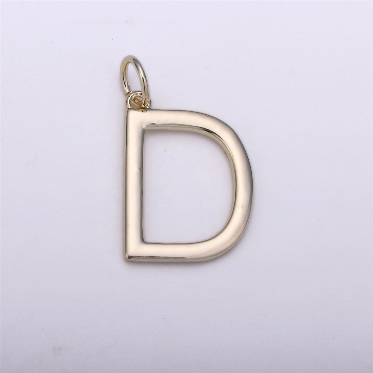 Gold Filled Coin Initial Pendant, Initial Pendant Gold Initial Charm Alphabet Charm Coin Charm Jewelry Making