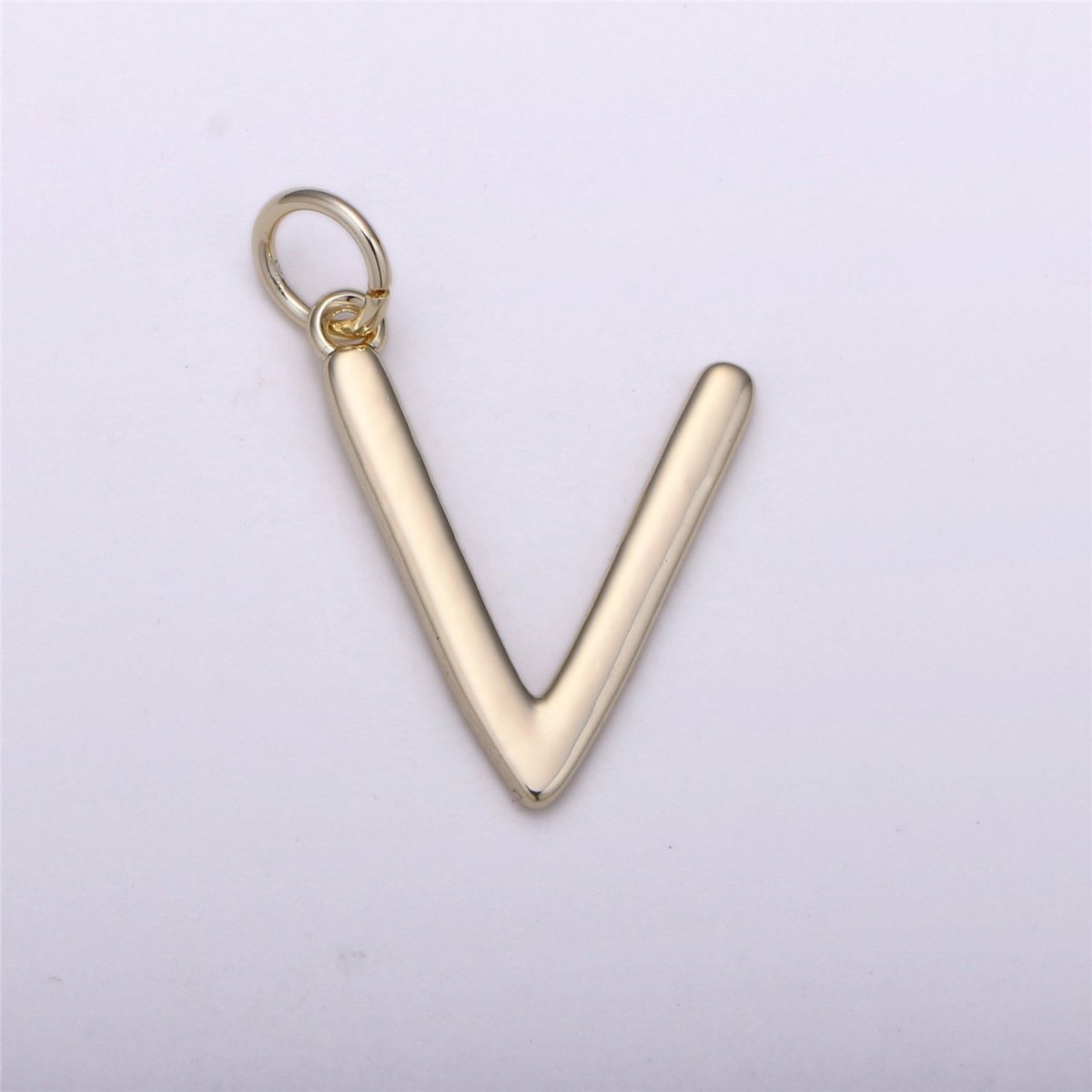 Gold Filled Coin Initial Pendant, Initial Pendant Gold Initial Charm Alphabet Charm Coin Charm Jewelry Making