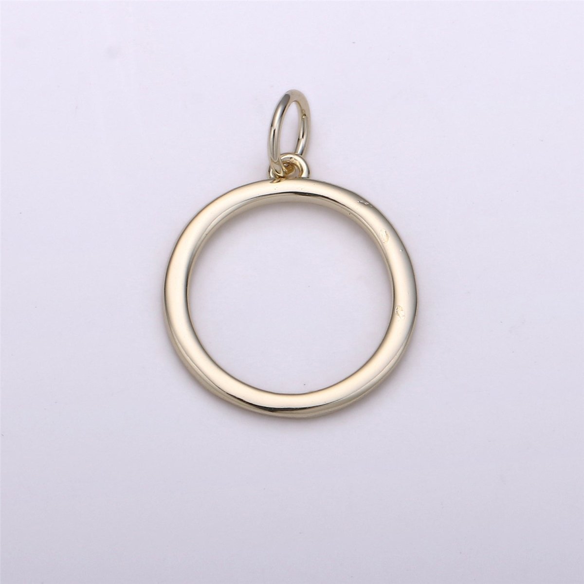 Gold Filled Coin Initial Pendant, Initial Pendant Gold Initial Charm Alphabet Charm Coin Charm Jewelry Making