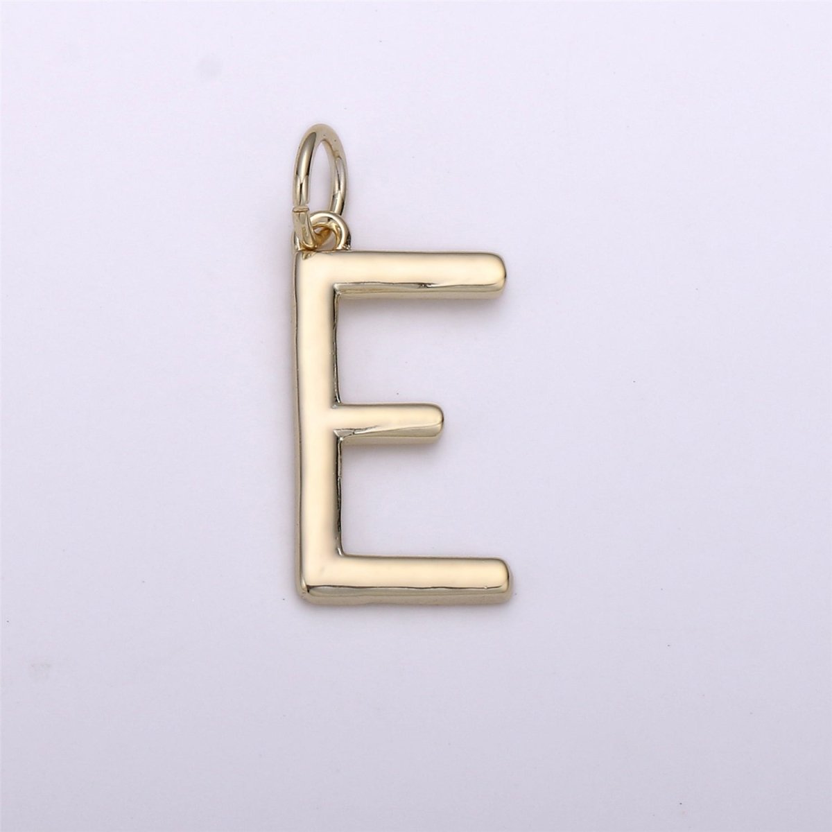Gold Filled Coin Initial Pendant, Initial Pendant Gold Initial Charm Alphabet Charm Coin Charm Jewelry Making