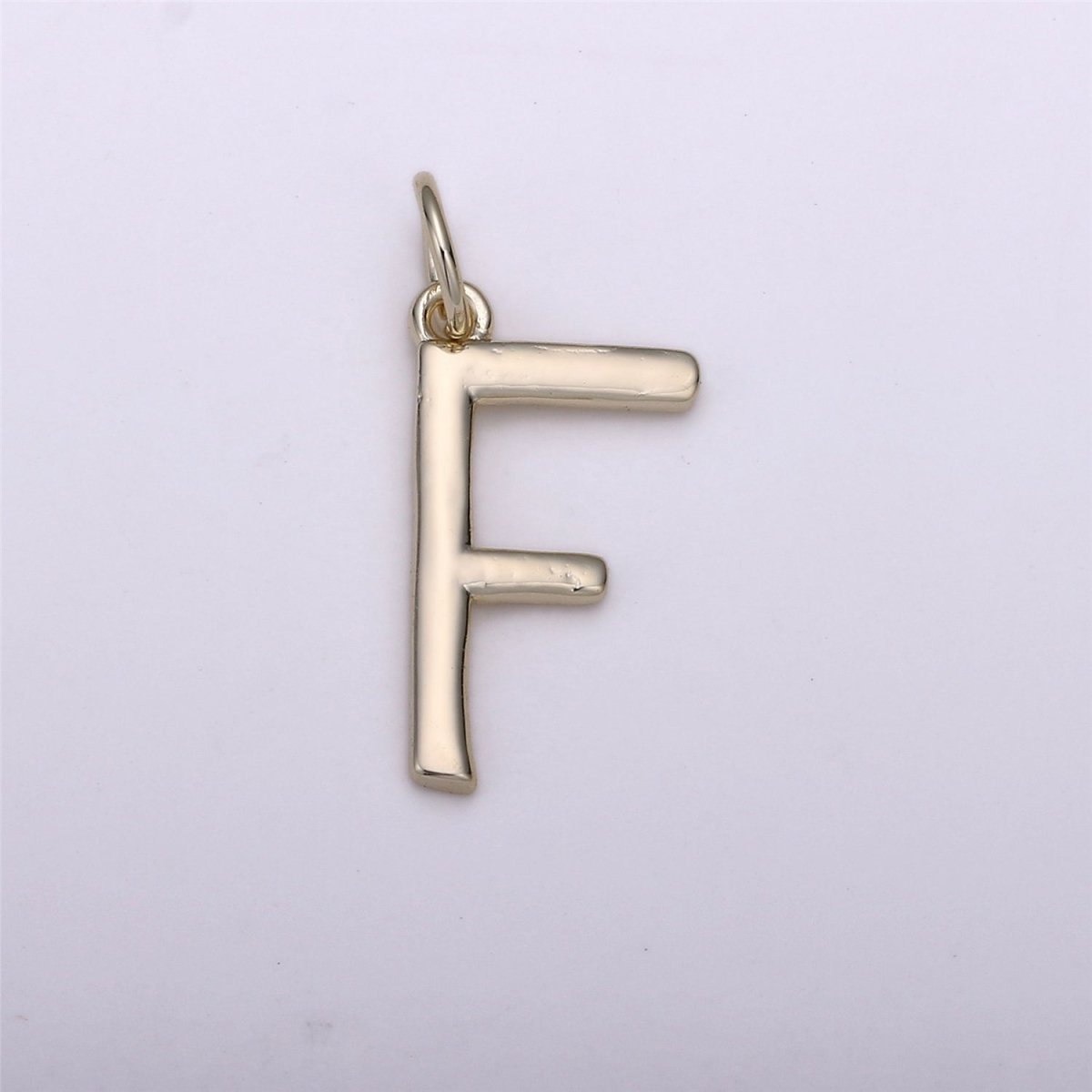 Gold Filled Coin Initial Pendant, Initial Pendant Gold Initial Charm Alphabet Charm Coin Charm Jewelry Making