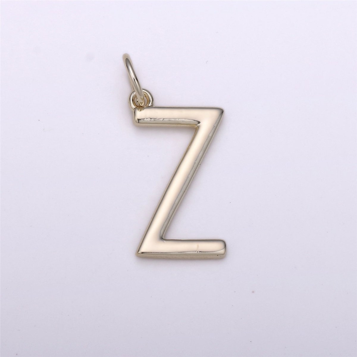 Gold Filled Coin Initial Pendant, Initial Pendant Gold Initial Charm Alphabet Charm Coin Charm Jewelry Making