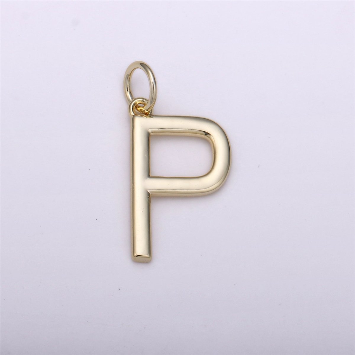 Gold Filled Coin Initial Pendant, Initial Pendant Gold Initial Charm Alphabet Charm Coin Charm Jewelry Making