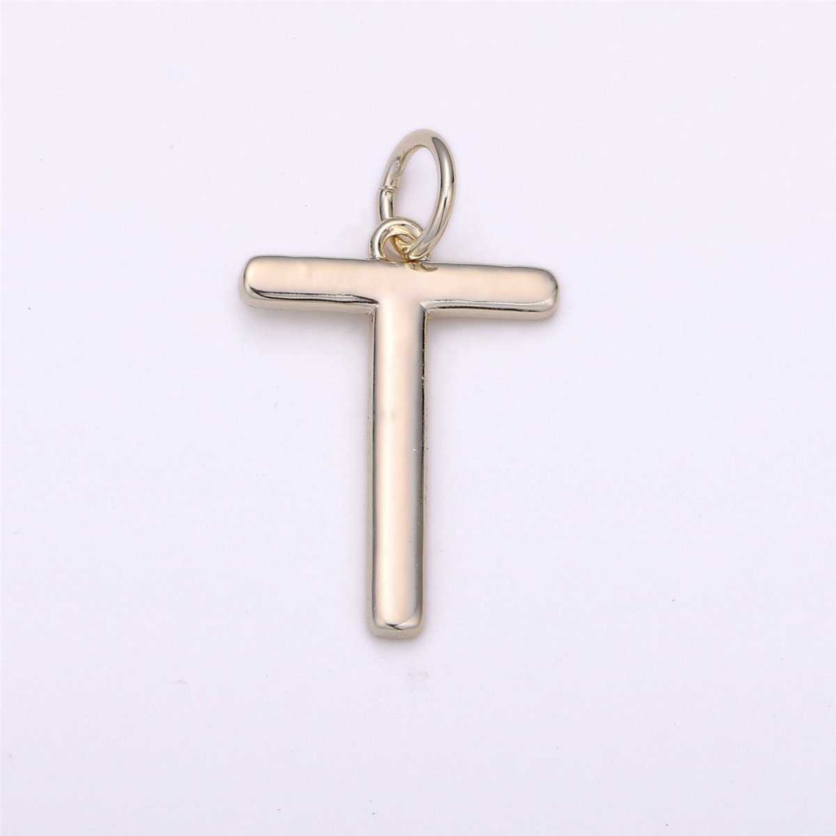 Gold Filled Coin Initial Pendant, Initial Pendant Gold Initial Charm Alphabet Charm Coin Charm Jewelry Making