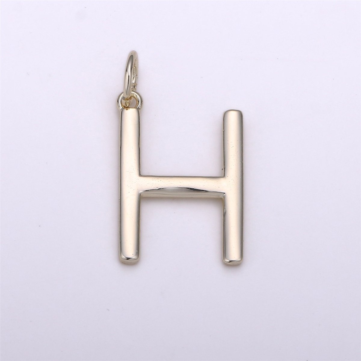 Gold Filled Coin Initial Pendant, Initial Pendant Gold Initial Charm Alphabet Charm Coin Charm Jewelry Making