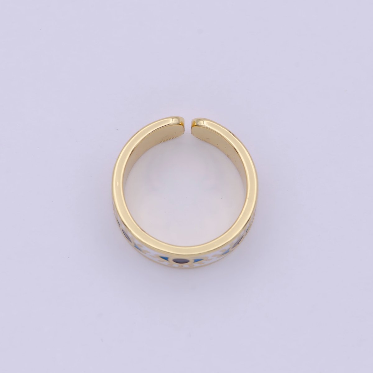 Gold Filled Evil Eye Ring Jewelry, Protection Ring, Eye Ring, Evil Eye, Statement Ring, Stacking Ring, Gift for her U-192 U-193