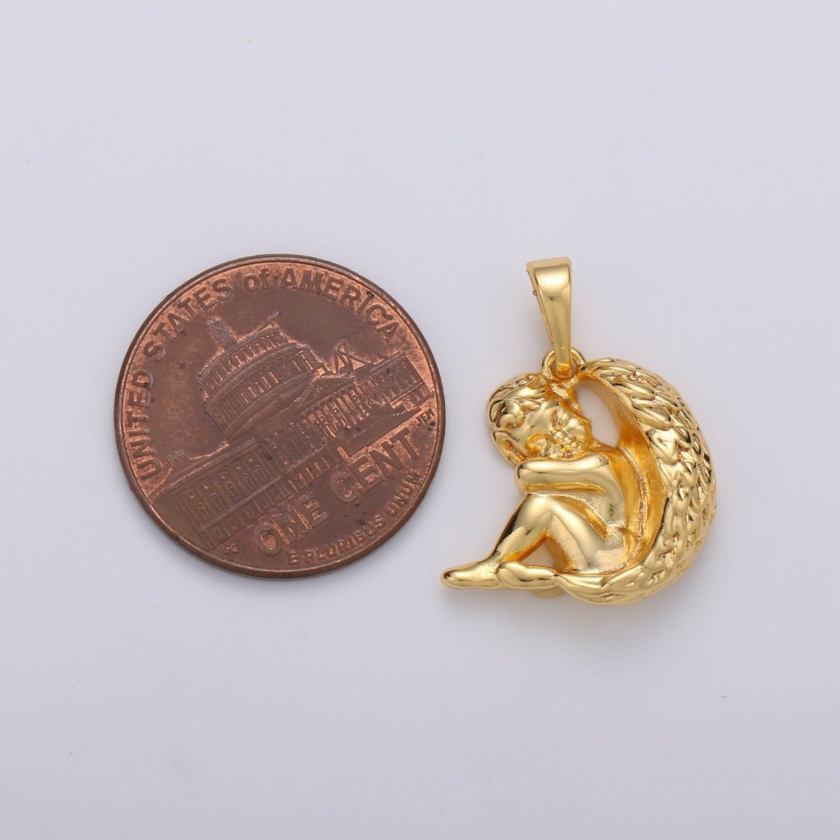 Gold Filled Fairy Pendants  J-073