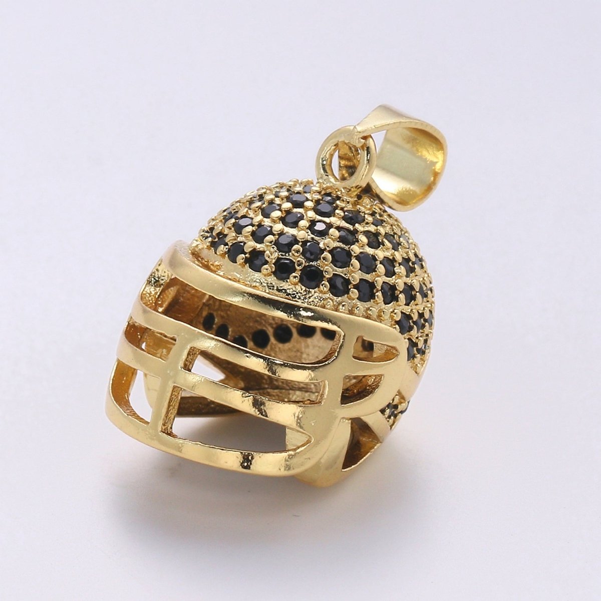 Gold Filled Football Sport Helmet Pendants  I-794 I-795
