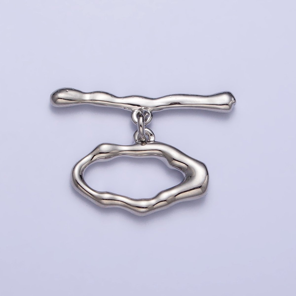 Gold Filled Geometric Abstract Toggle Clasps in Gold & Silver Jewelry Closure Supply | Z-098 Z-099
