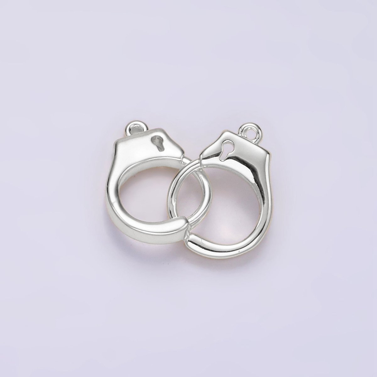 Gold Filled Hand Cuff Open Key Minimalist Connector G-936