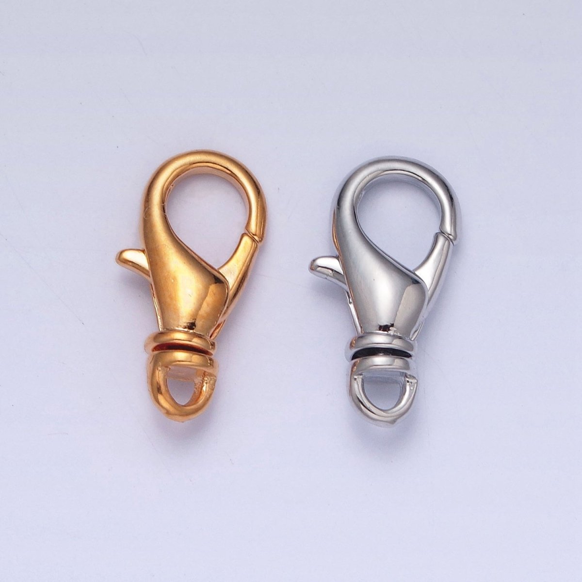 Gold Filled Jewelry Findings Closure Lobster Clasps in Gold & Silver L-826 L-827 L-828