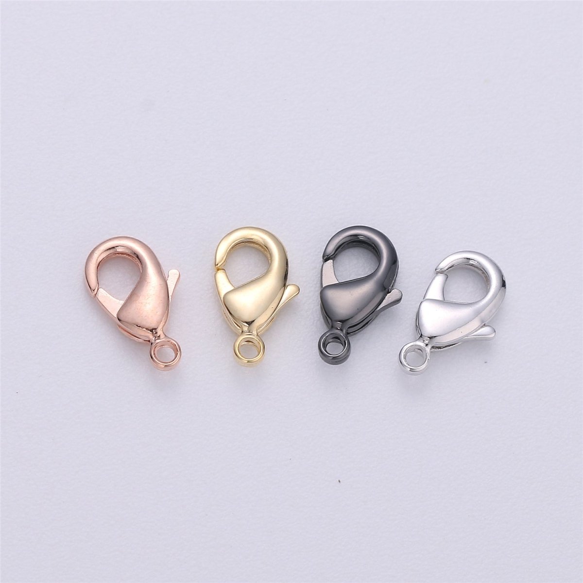 Gold Filled Lobster Clasp Rose Gold / Gold / Black / Silver For DIY Bracelet Necklace Anklet Jewelry Making K-720,K-722, K-723