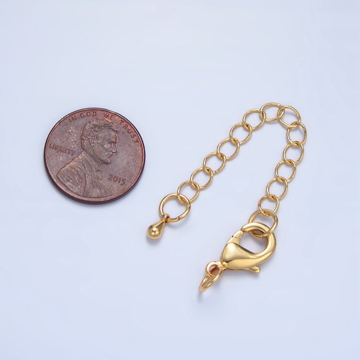 Gold Filled Lobster Clasp with Chain Extender  L-310 L-311