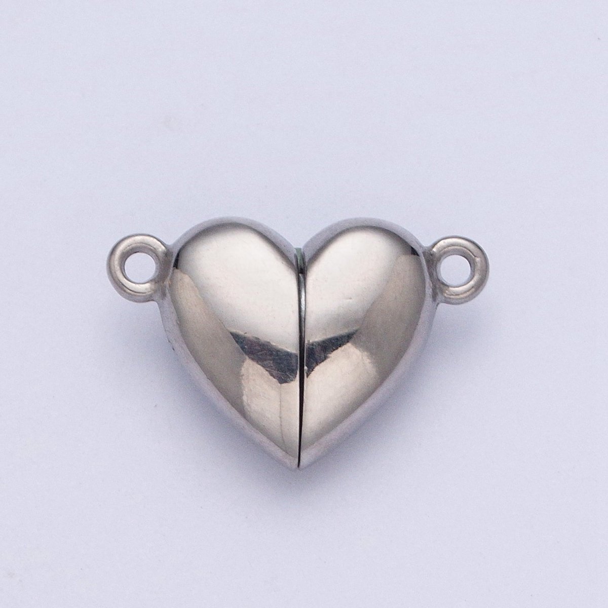 Gold Filled Magnetic Heart Connector Closure in Gold & Silver  G-096 G-097