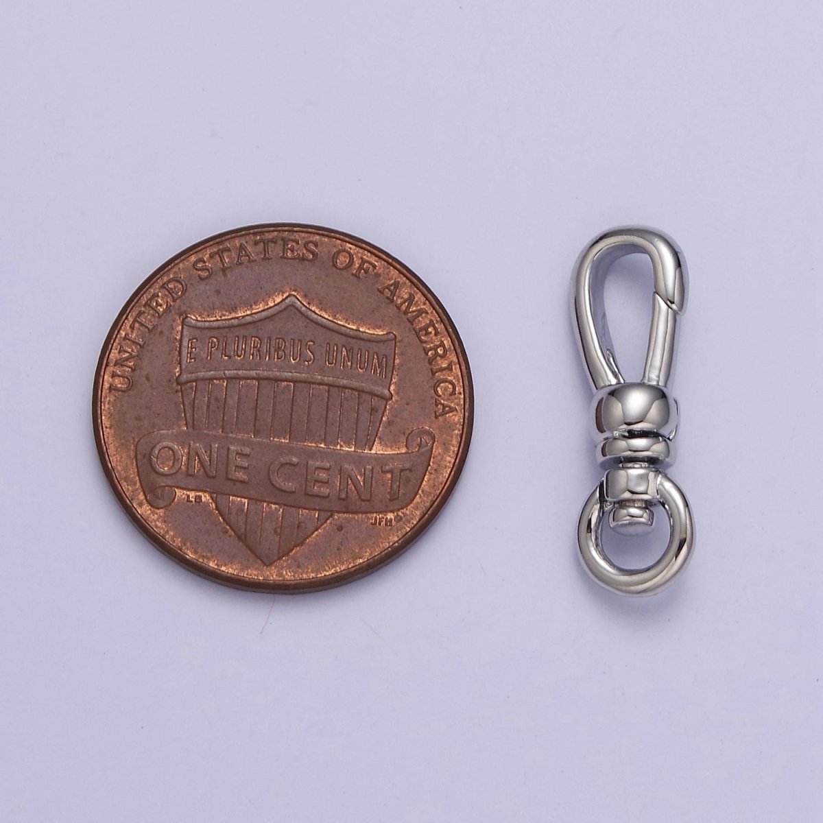 Gold Filled Push Gate Snap Clasps Closure with Round Swivel in Gold & Silver L-719 L-720