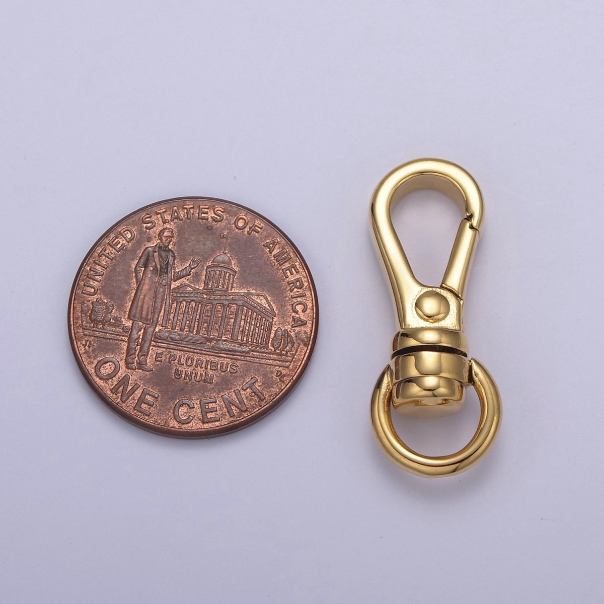 Gold Filled Push In Clasp, Plain Lobster Clasp, Enhancer Link to Charms, 25X10mm L-662 L-663