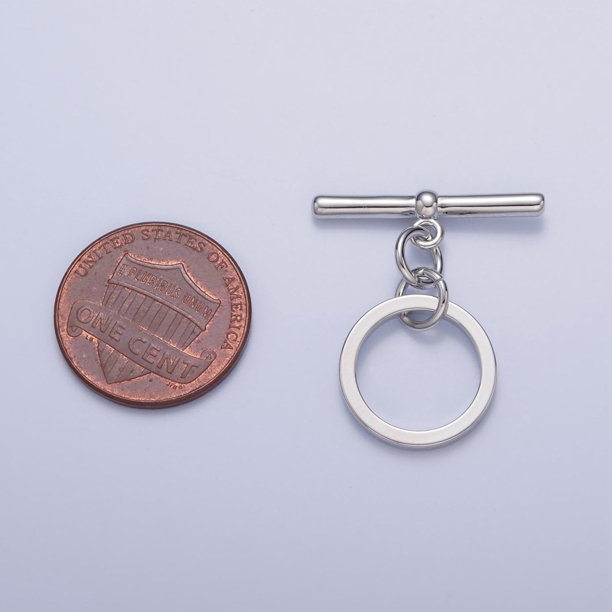 Gold Filled Round Toggle Clasps Closure in Gold & Silver  L-750~L-752