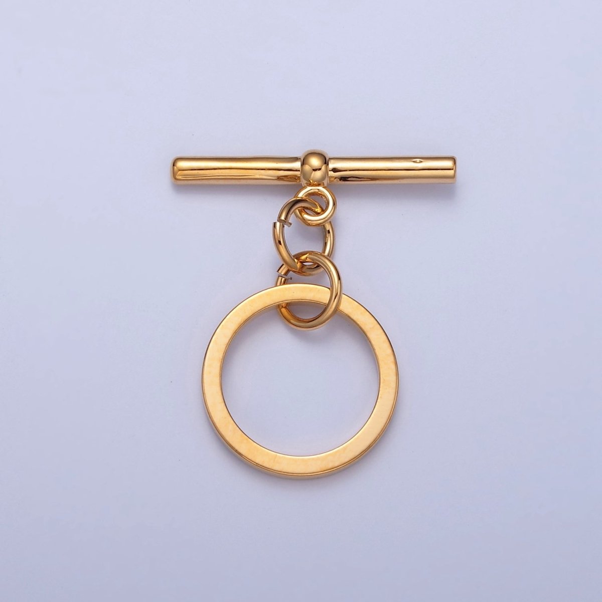 Gold Filled Round Toggle Clasps Closure in Gold & Silver  L-750~L-752