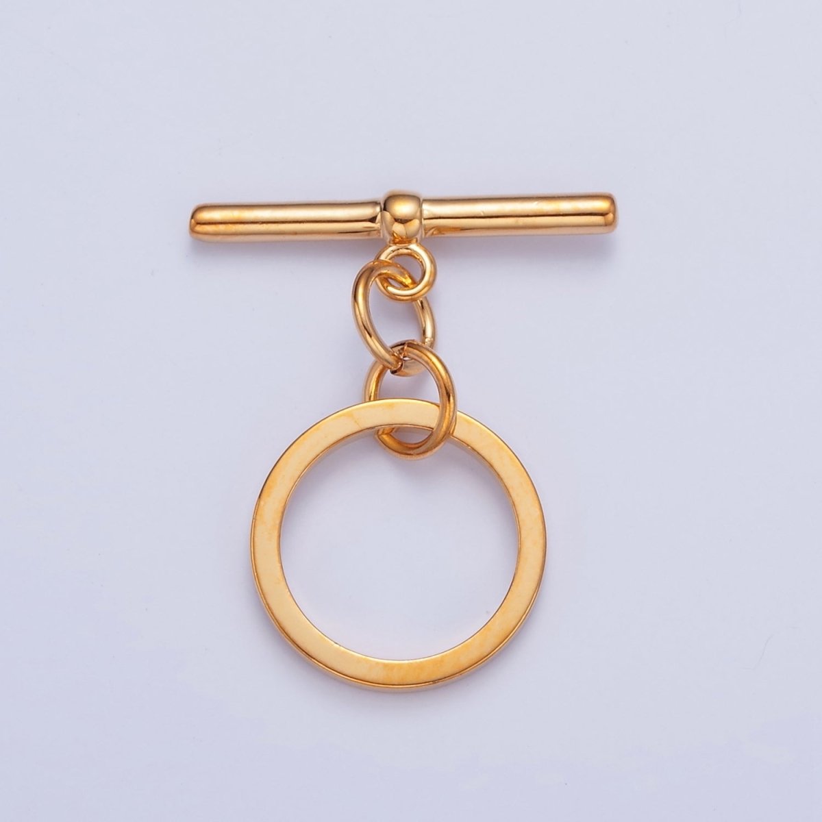 Gold Filled Round Toggle Clasps Closure in Gold & Silver  L-750~L-752