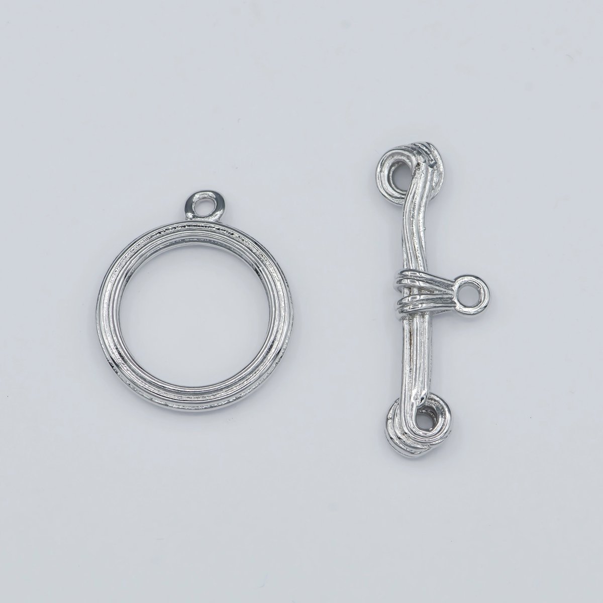 Gold Filled Rustic Wire Toggle Clasp For DIY Jewelry Making Necklace Anklet Bracelet  L-318~L-319