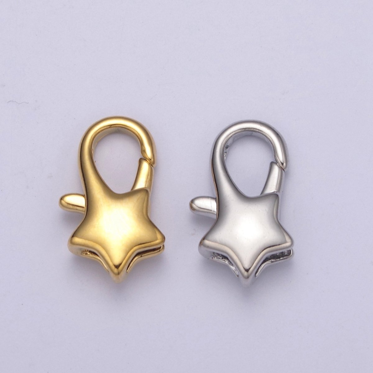 Gold Filled Star Lobster Clasp Tiny Star Trigger Clasp – Celestial Lobster Claw for Jewelry Making Supplies L-582 L-583 L-590 L-591