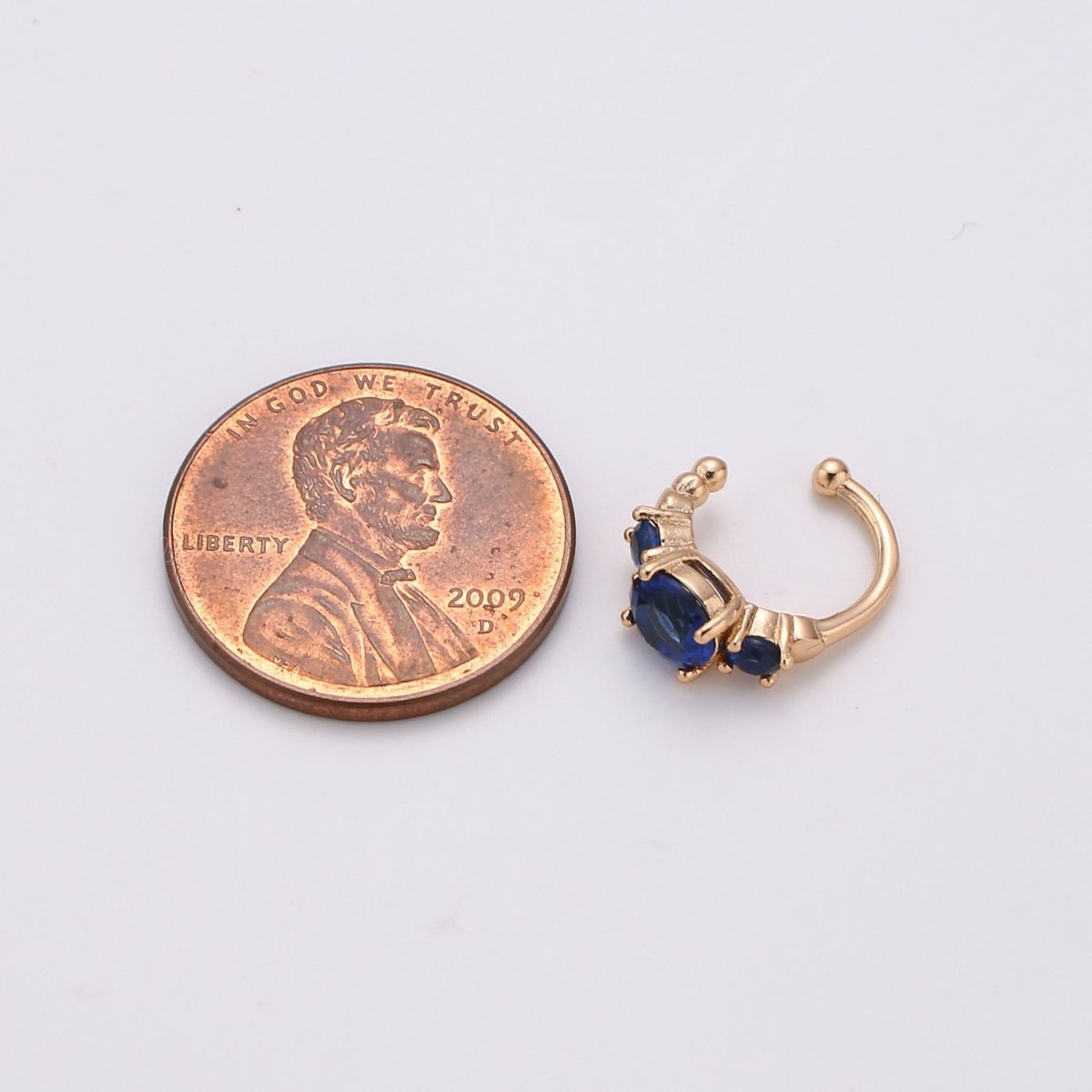 Gold Filled Stone Earcuffs - AI-089