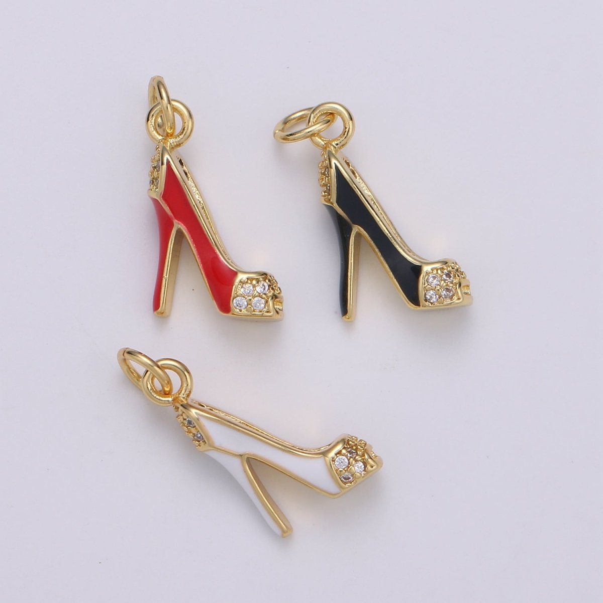 Gold Filled Women's Heels Charm D-797-D-799