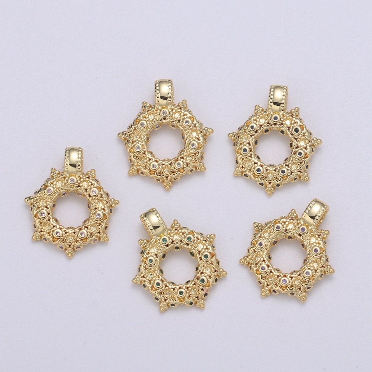 Gold Filled Wreath Pendants H-616 H-617 H-623 H-630 H-643