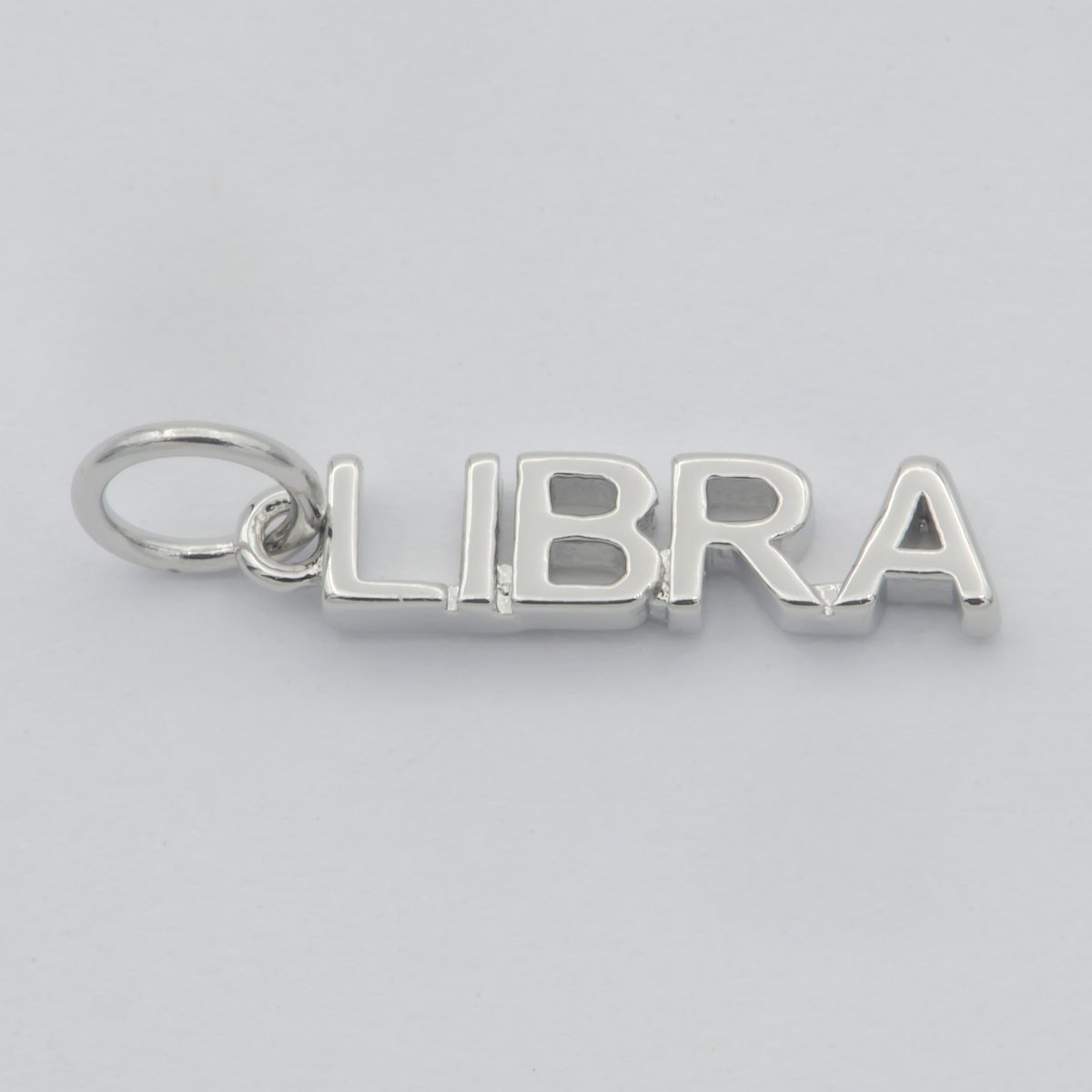 Gold Filled Zodiac Sign Script Words Mini Charm in Gold & Silver | A-A1815-A-A1820 | A-A1839-A-A1844