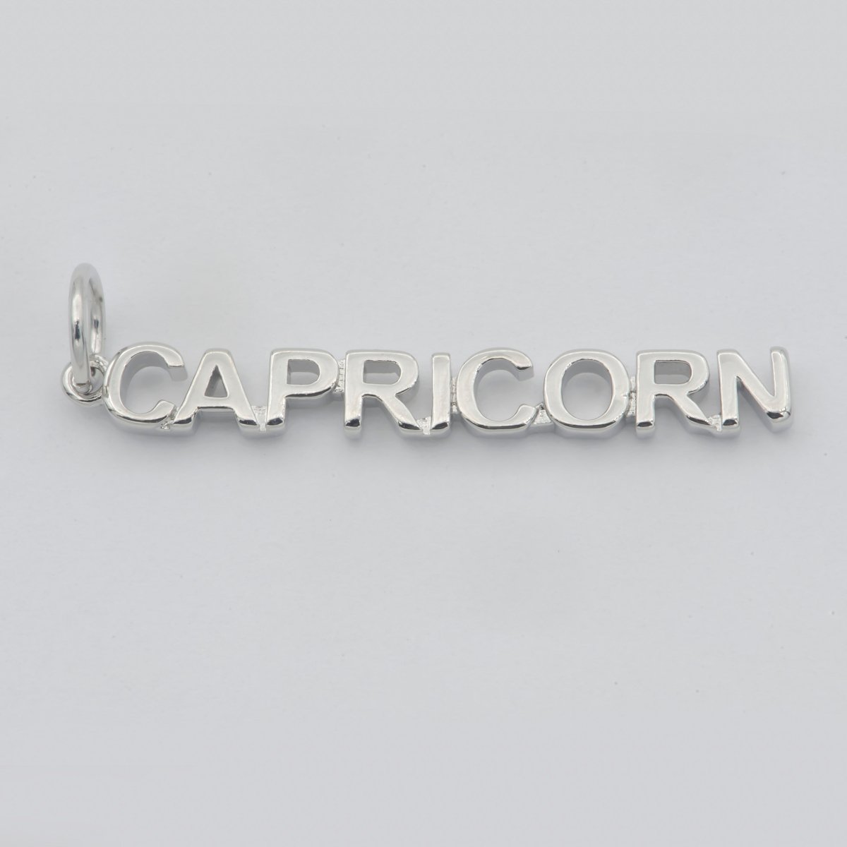 Gold Filled Zodiac Sign Script Words Mini Charm in Gold & Silver | A-A1815-A-A1820 | A-A1839-A-A1844