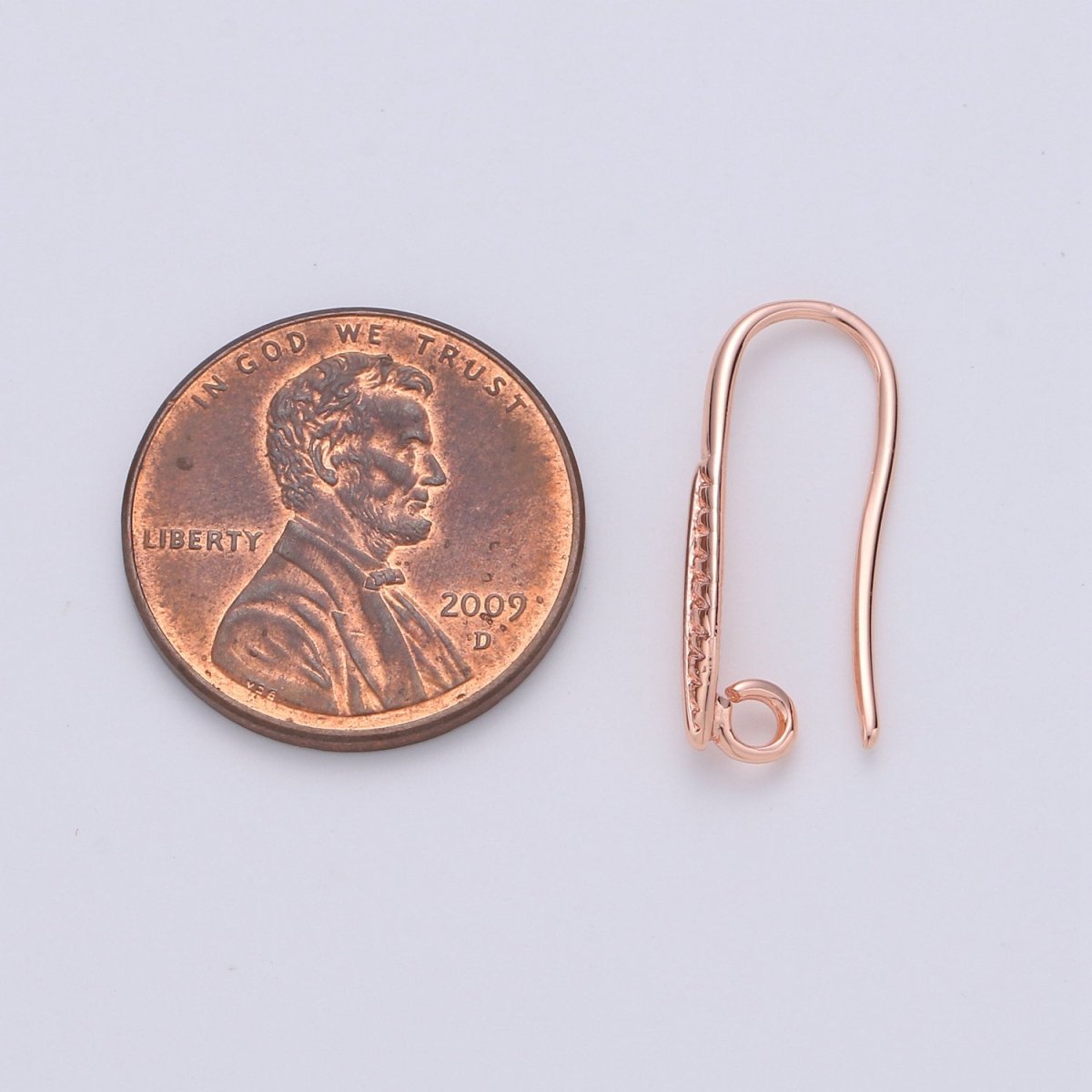 Gold French Hook Earwire with leaf design 14k Gold Filled  craft earring supply for making earrings component, K-669 K-671