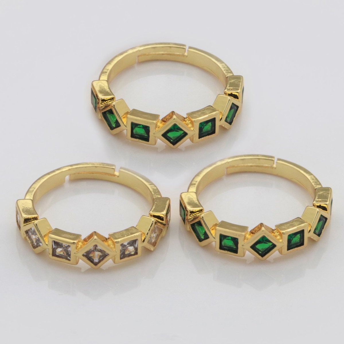 Gold Geometric Ring Stacking Rings | Trendy Ring | Unique Shape Ring | Christmas Holiday Gift