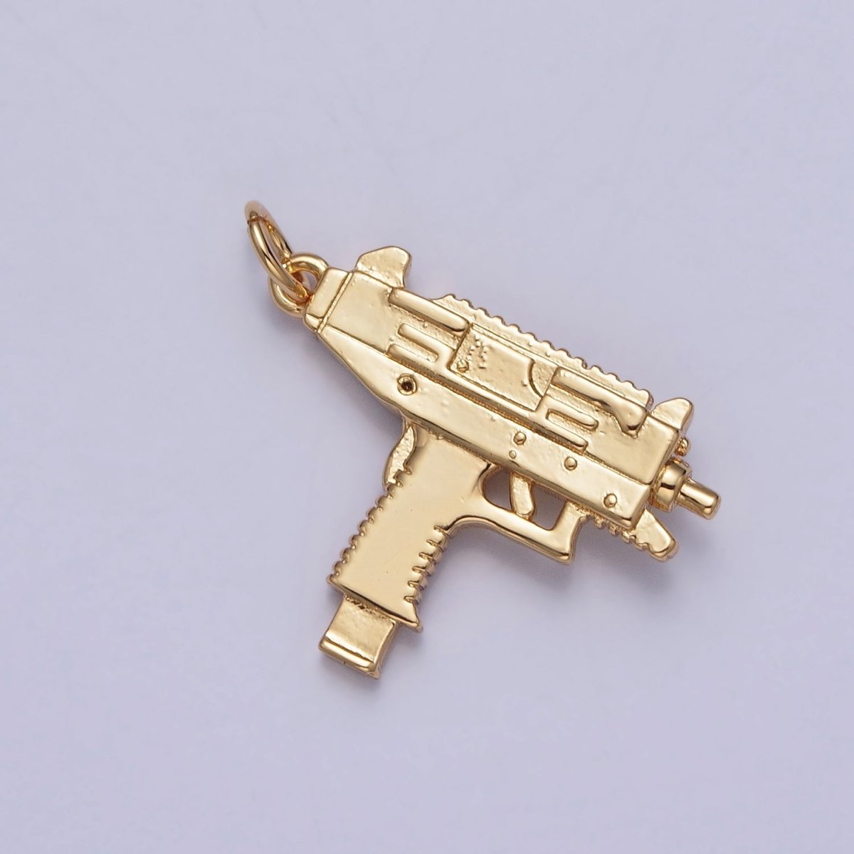 Gold Hot Glue Gun Arts And Craft Tool Charm | X-143 - DLUXCA
